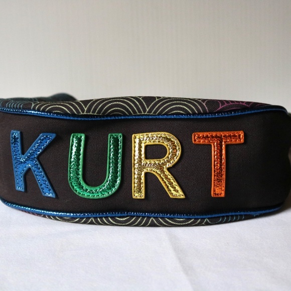 Kurt Geiger London (not authentic) Small Shoulder Hobo Bag Purse Rainbow - Picture 7 of 14